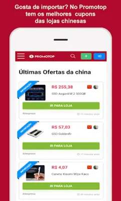 Promotop - Promoções, Ofertas, android App screenshot 1