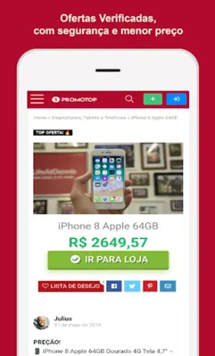 Promotop - Promoções, Ofertas, android App screenshot 3